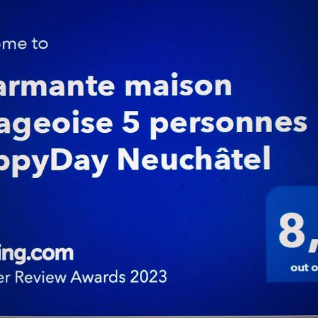 Charmante Maison Villageoise 5 Personnes Happyday Neuchatel Saint-Blaise Buitenkant foto